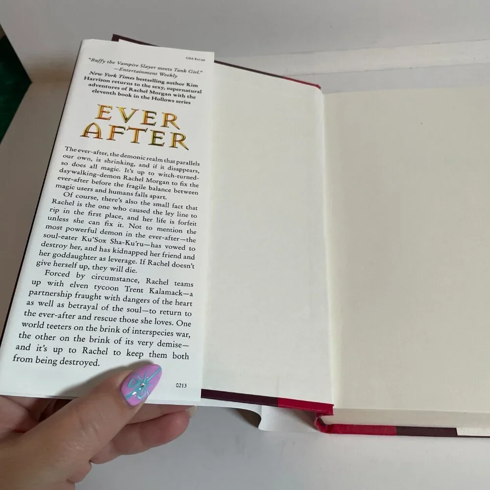 Ever After by Kim Harrison 2012 Hardcover Signed First Edition The Hollows